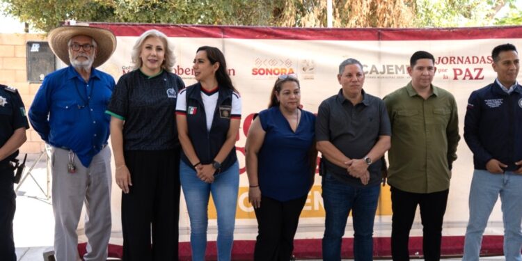 LLEVA GOBIERNO DE CAJEME SERVICIOS Y BIENESTAR A FAMILIAS DE LA COMUNIDAD DE HORNOS