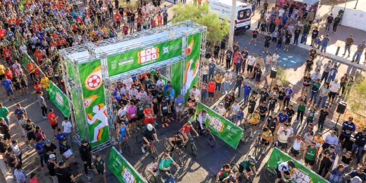 Impulsa Gobierno de Sonora la activación física con la Carrera Golazo Mundialista