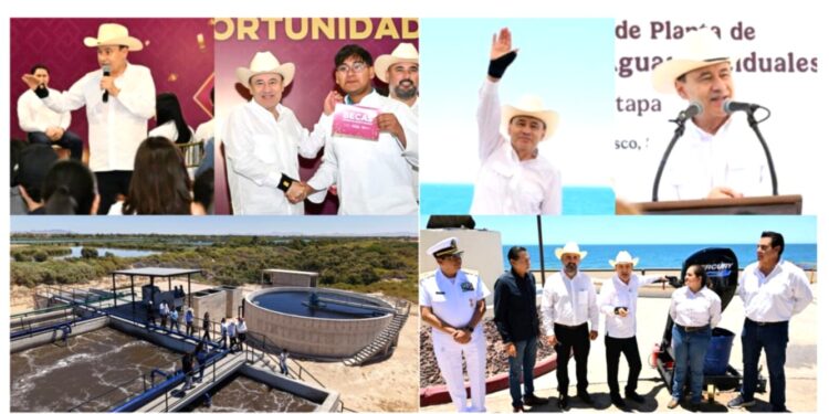 Gobernador Durazo resuelve demanda de agua en Puerto Peñasco con entrega de planta tratadora