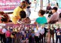 Familias del Barrio ´´El Hoyo´´ se benefician en el Día del Pueblo