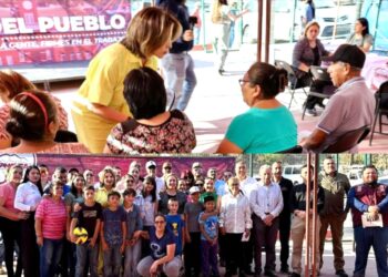 Familias del Barrio ´´El Hoyo´´ se benefician en el Día del Pueblo