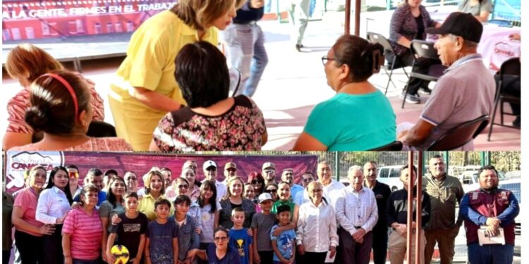 Familias del Barrio ´´El Hoyo´´ se benefician en el Día del Pueblo