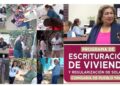 VECINOS DE COLONIAS VIDA DIGNA Y MÁRTIRES DE SAN IGNACIO DE PUEBLO YAQUI AGRADECEN MÓDULO PARA INGRESAR A ESCRITURACIÓN GRATUITA
