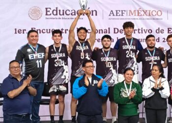 Estudiantes sonorenses ganan medalla de bronce en el Primer Encuentro Nacional Deportivo de Escuelas Normales: Creson