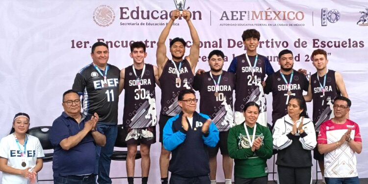 Estudiantes sonorenses ganan medalla de bronce en el Primer Encuentro Nacional Deportivo de Escuelas Normales: Creson