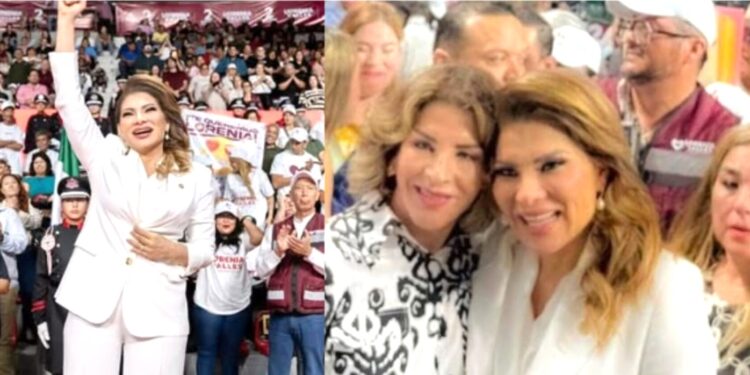 Alcaldesa Esmeralda González acompañó a la Senadora Lorenia Valles en su Segundo Informe Legislativo