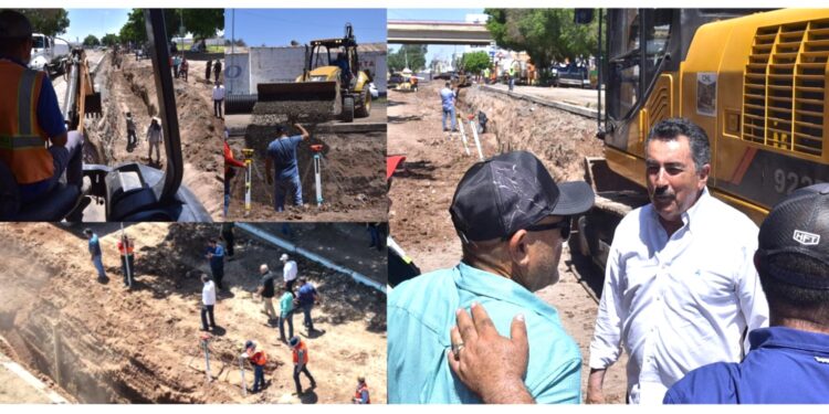 SUPERVISA LAMARQUE RECONSTRUCCIÓN DE COLECTOR SANITARIO QUE BENEFICIARÁ A MÁS DE 50 MIL PERSONAS