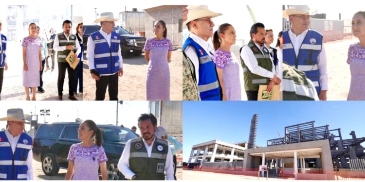 Supervisan Durazo y Sheinbaum nuevo Hospital del IMSS en SLRC; beneficiará a 128 mil personas